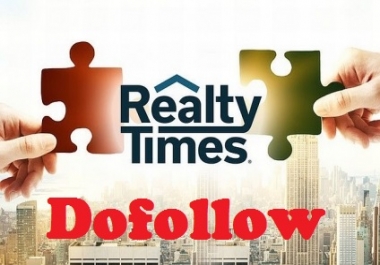 Write and publish guest post on Realtytimes with a high Quality Dofollow backlinks DA70