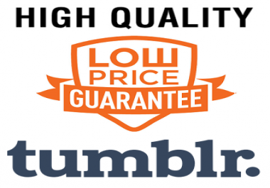 10 Tumblr High Quality Permanent Backlinks for 1 Professional Blog Post