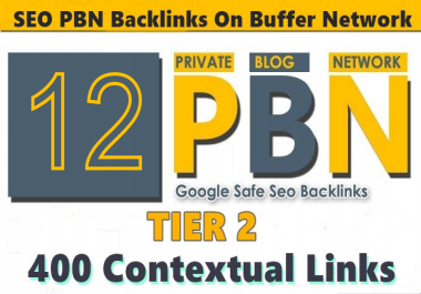 12 Powerful Homepage Dofollow PBN Links DA PA 30 PLUS and 400 2nd Tire Backlinks