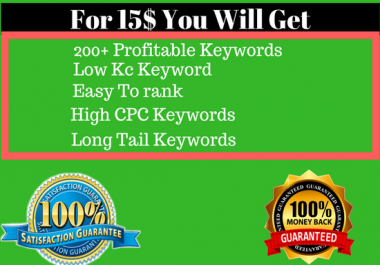 Do keyword research for amazon or any other services