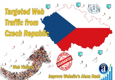 Czech web visitors real targeted Organic web traffic from Czech Republic