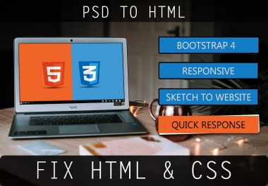 Fix Html Css Error And Responsive Issue