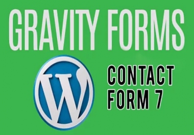 Design,  Install,  Fix Contact Form 7 And Gravity Forms
