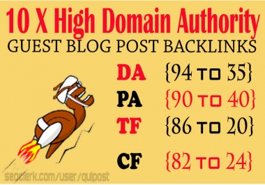 Write & Publish 10X High Authority Guest Post DA 95-35 Health,  Business,  Technology,  Fashion Blog
