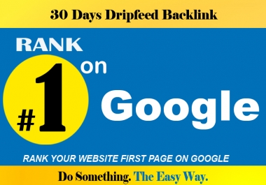 Google FIRST Page Ranking,  Monthly SEO Link-building Service