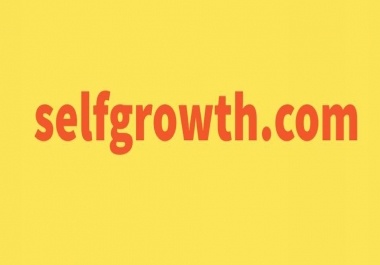 I can publish your article with dofollow backlink on Selfgrowth