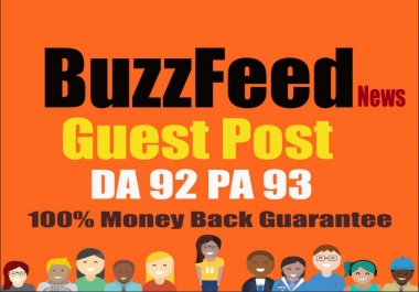 Publish Your Artical In Buzzfeed. com Guest Post