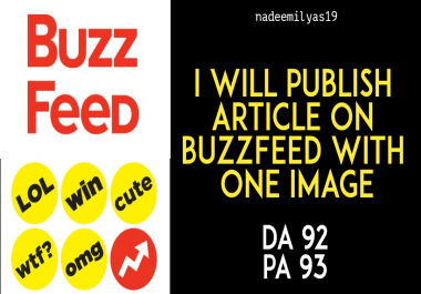 Publish Your Article on BuzzFeed with one Image