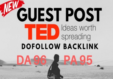 Guest post in TED com with Dofollow Link