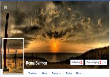 10 picture same your facebook cover photo & profile pictue