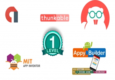 Create mit,  thunkable,  appybuilder android app and fix bug