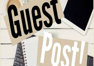 High Quality Guest post on real sites with traffic dofollow link on DA 40+ to DA 80+ all category