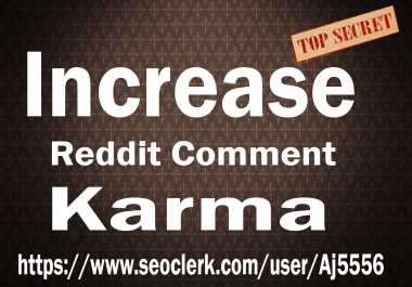 400 Comment Karma to Reddit Account