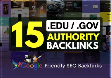 15. EDU /. GOV High Authority Backlinks