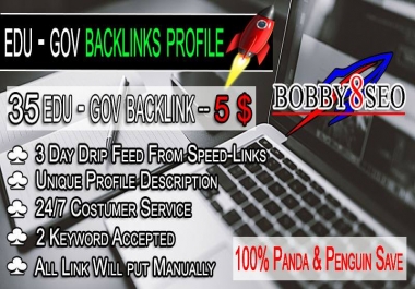 Only 5 Get 30 Baclink Profile Edu / Gov