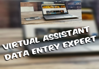 Be you virtual Assistant & Your Data Entry Expert