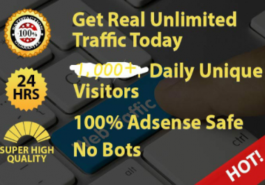 I am going to Send 4k Targeted and unique Web Traffic To Website Or Blog