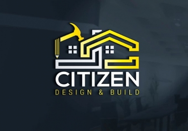 Design Real Estate Property Construction Logo