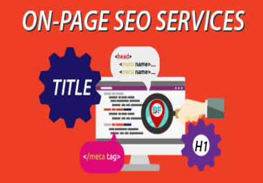 SEO Onpage Services Google First Page Ranking Services