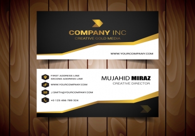I can create an outstanding two sided business card within 24 hours
