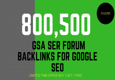 make 800,500 gsa ser backlinks for google seo,  best service for link building