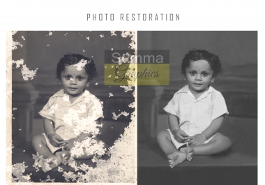 old damage photo restoration