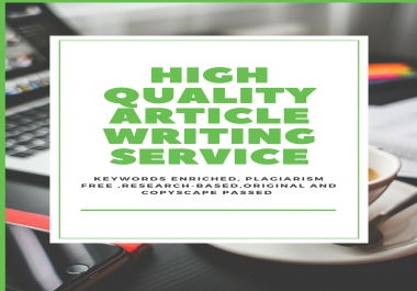 SEO Optimized 600 Words Article Writing Service