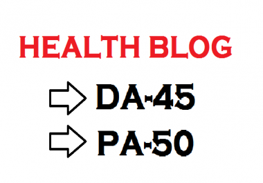 Do Guest Post In Da 46 Health Blog