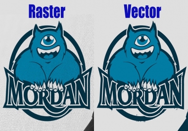 Vector tracing logo or image within 6-12hours