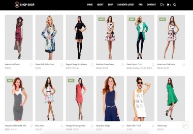 I will build professional eCommerce website for low cost