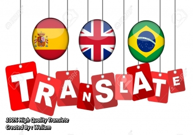 Professional Translator For English,  Spanish & Portuguese