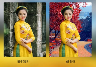 Photo background remove and replace background within 8 hours