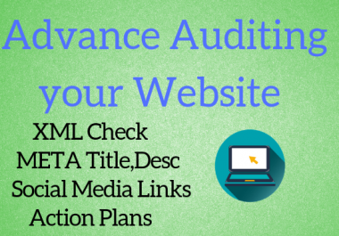 Do advance auditing your site or website