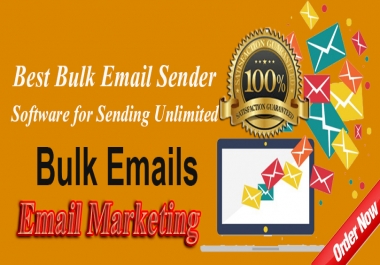 Send 30,000 Bulk Email Marketing With Text,  Images,  Html Templates