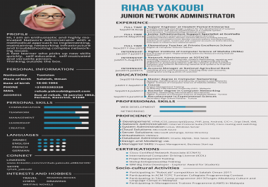 writing and designing CV