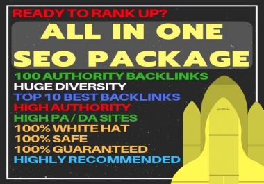 All-in-one SEO Package - Best SEO Package Link Building Service - Improve your SERP Rankings