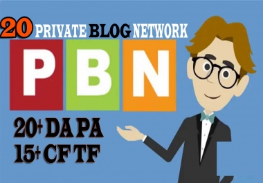Homepage 20 High CF TF Private Blog Network SEO Services