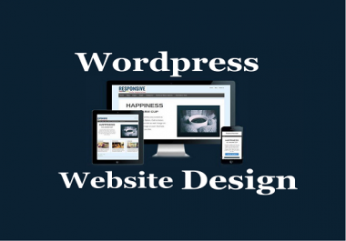 Design A Professional Wordpress Website or Blog