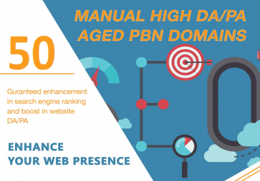 Get Your GOOGLE Serp A Boost With 50 DA20+ And PA20+ PBNs Backlinks