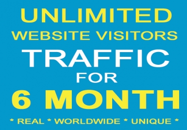 SIX Month 06 Month Unique Traffics for Website and ALEXA RANKING IMPROVEMENT