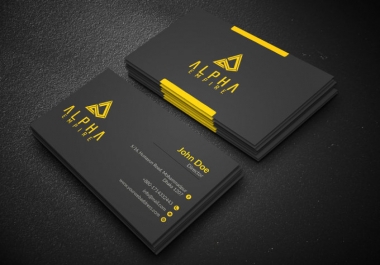 Design your business card wtih two concepts