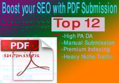 Do PDF Submission On Top 12 Document Sharing Sites
