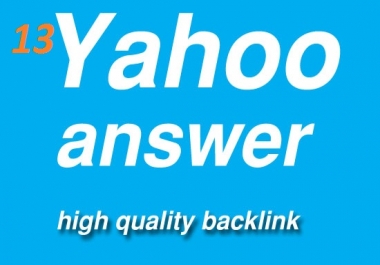 Give 13 Yahoo Answer