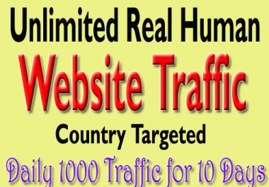 10000 Real Human Website Traffic for 10 days