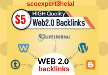 Build 50 super web 2 0 blogs with unique articles,  Contextual Backlinks