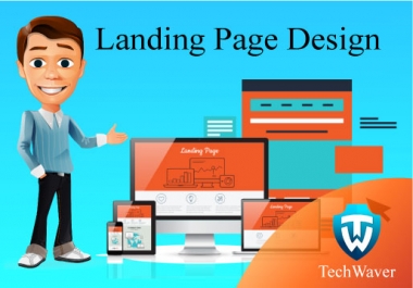 Get Awesome landing page design for your website within 24 hours