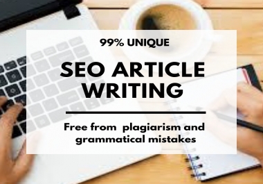 Write SEO optimized article of 500 words with no plagiarism