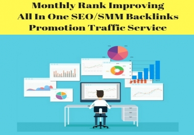 Done For You Rank Improving All In One SEO/SMM Backlinks Promotion Traffic Service