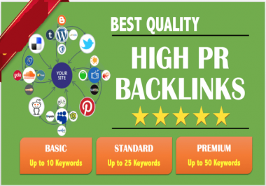 rank you on google with SEO high pr backlinks pyramid