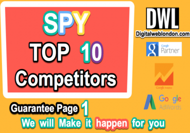 spy top 10 competitor, create actionable SEO report 2 outrank